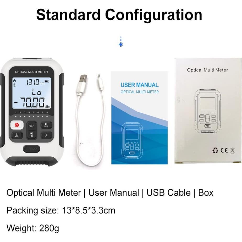 Medidor de Potencia Óptica TM570 3 en 1 con Localizador VFL