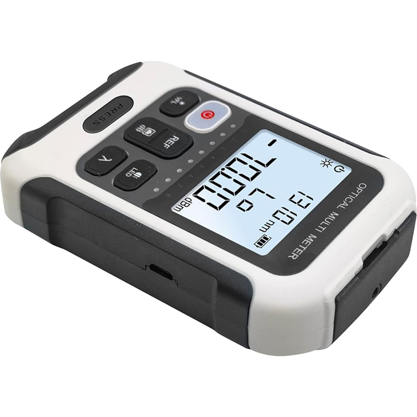 Medidor de Potencia Óptica Focket -70 a +10 dBm 10 Longitudes de Onda