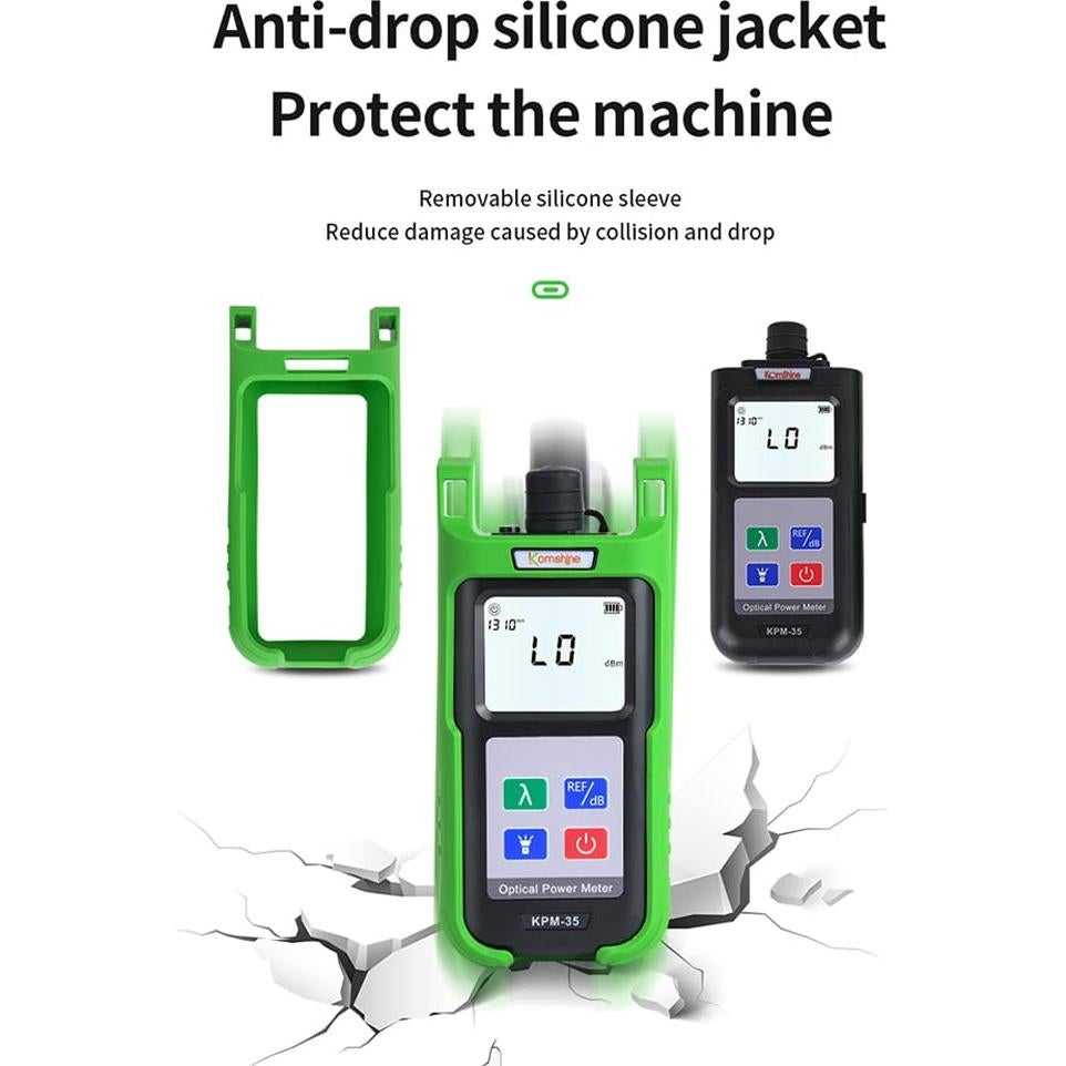Medidor de Potencia Óptica KomShine KPM-35 7 Longitudes de Onda