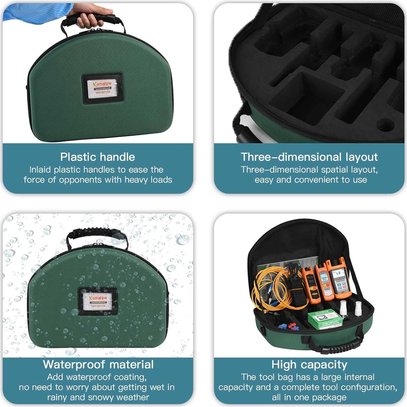 Kit de Prueba de Pérdida de Fibra Óptica Komshine KLT-12E