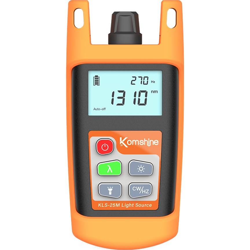 Kit de Prueba de Pérdida de Fibra Óptica Komshine KLT-12E