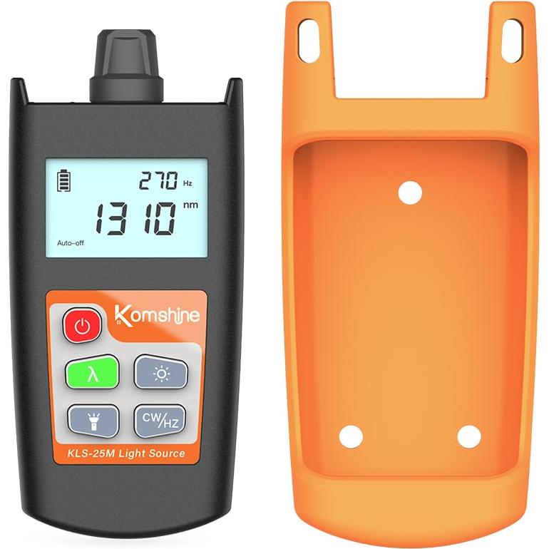 Kit de Prueba de Pérdida de Fibra Óptica Komshine KLT-12E