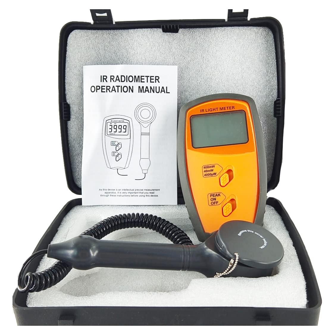 Medidor de Luz Infrarroja YFYIQI 760-1100nm Precisión ±5%