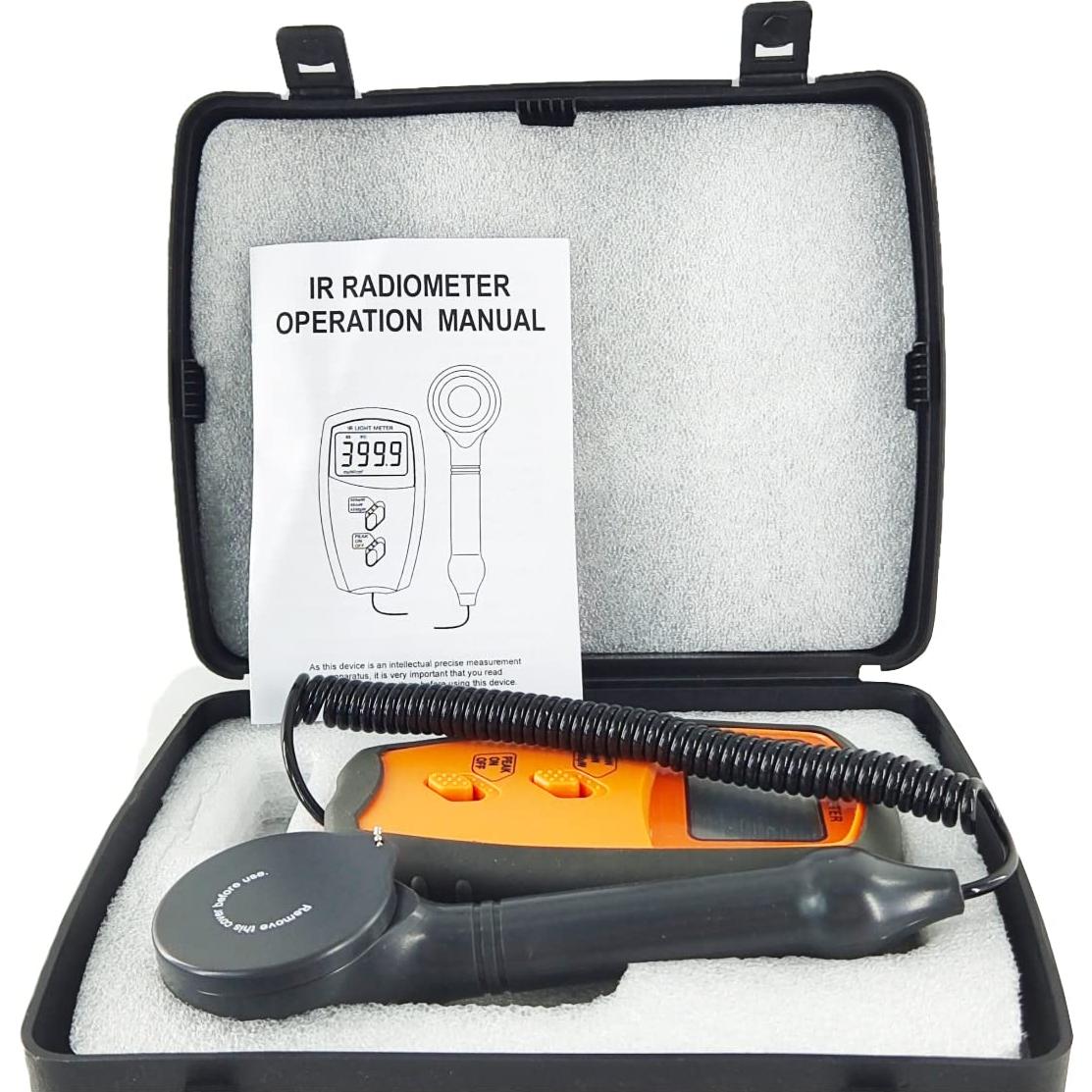 Medidor de Luz Infrarroja YFYIQI 760-1100nm Precisión ±5%