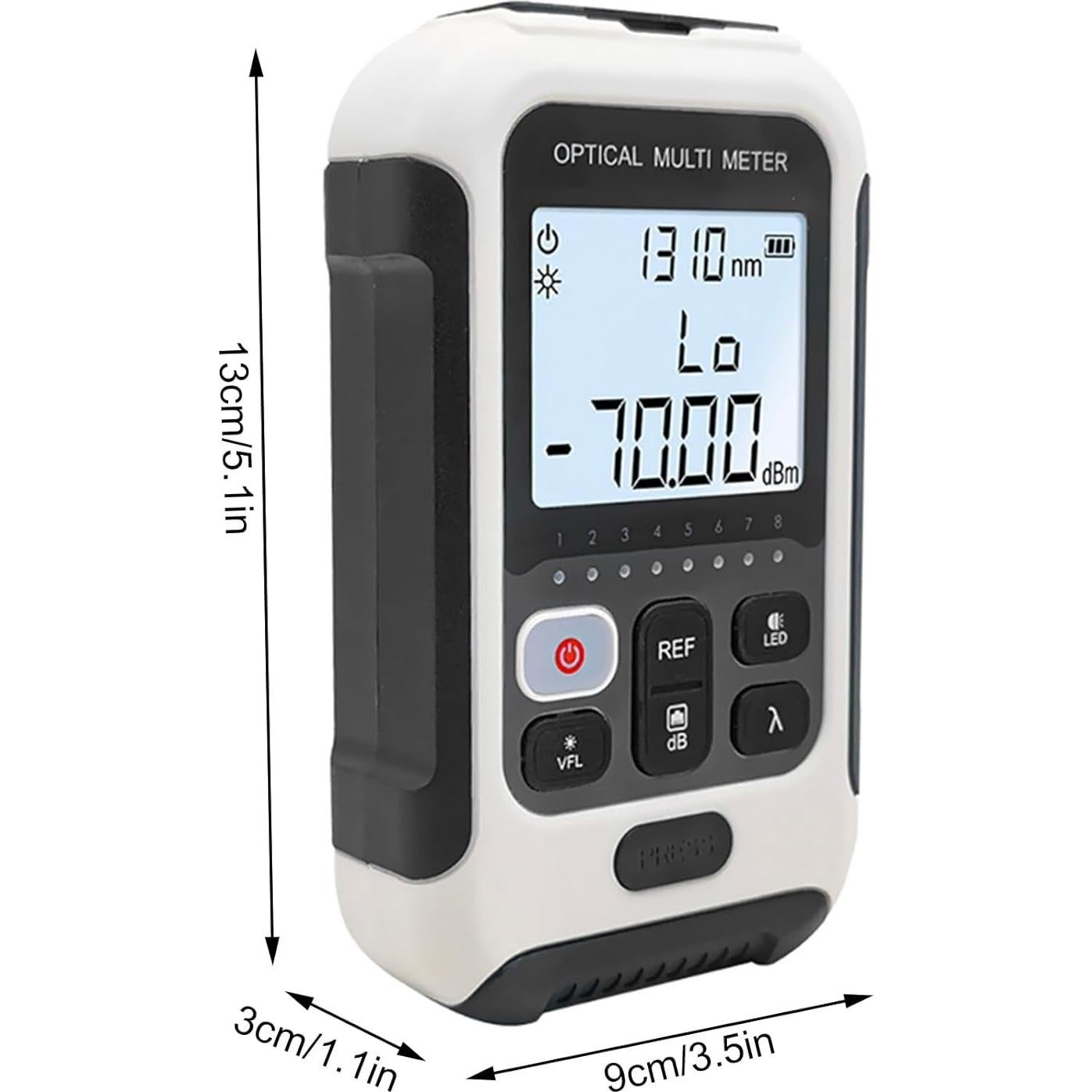 Medidor de Potencia Óptica Multifuncional Hilitand 800-1700nm