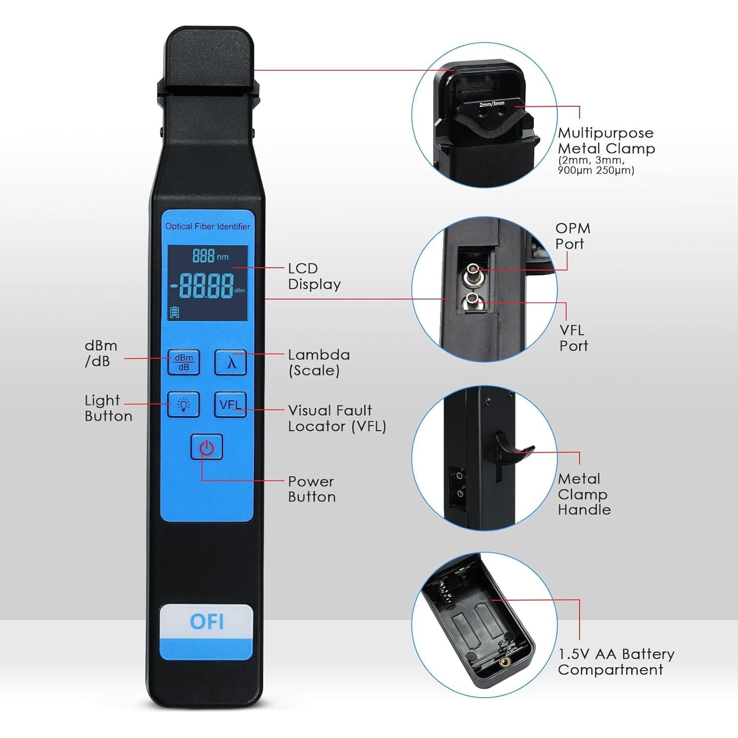 Probador Óptico JuviPerpric con OPM y VFL 10KM