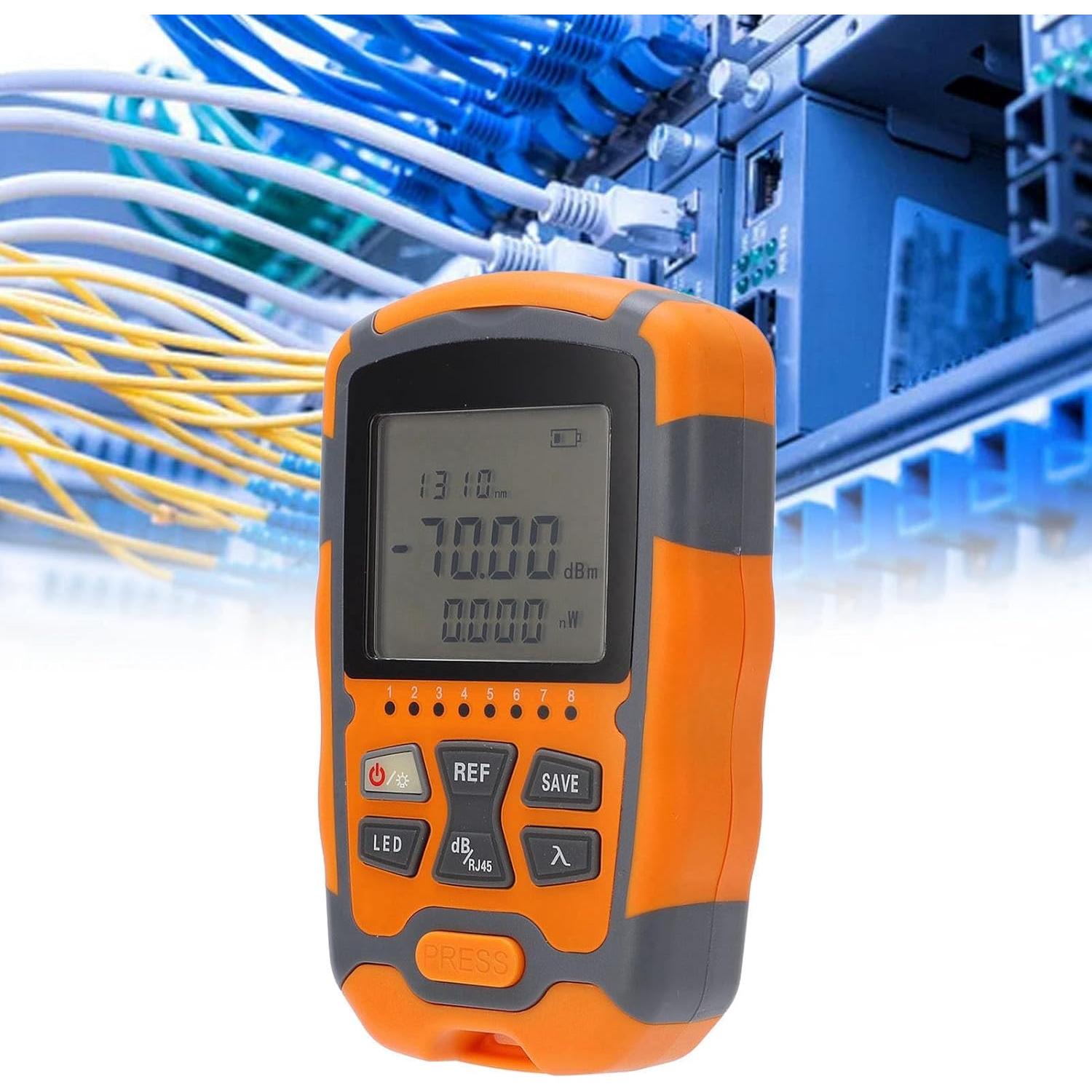 Medidor de Potencia Óptica Fydun con Luz LED 70-10 dBm