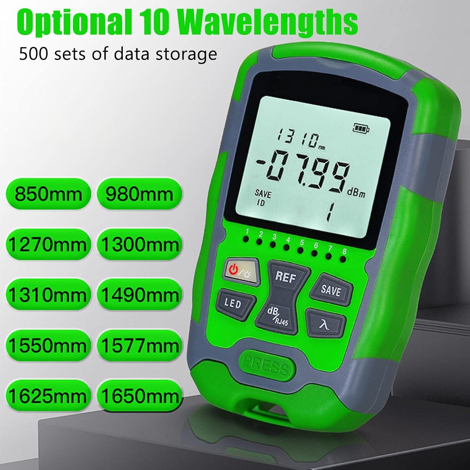 Medidor de Potencia de Fibra Óptica Sanpyl AUA-MC7 850-1650nm