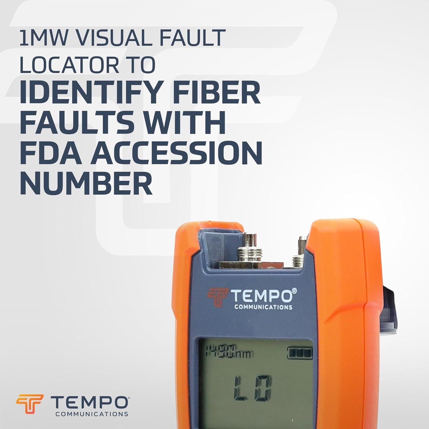 Medidor de Potencia Óptica Tempo OPM220 con Localizador de Fallas