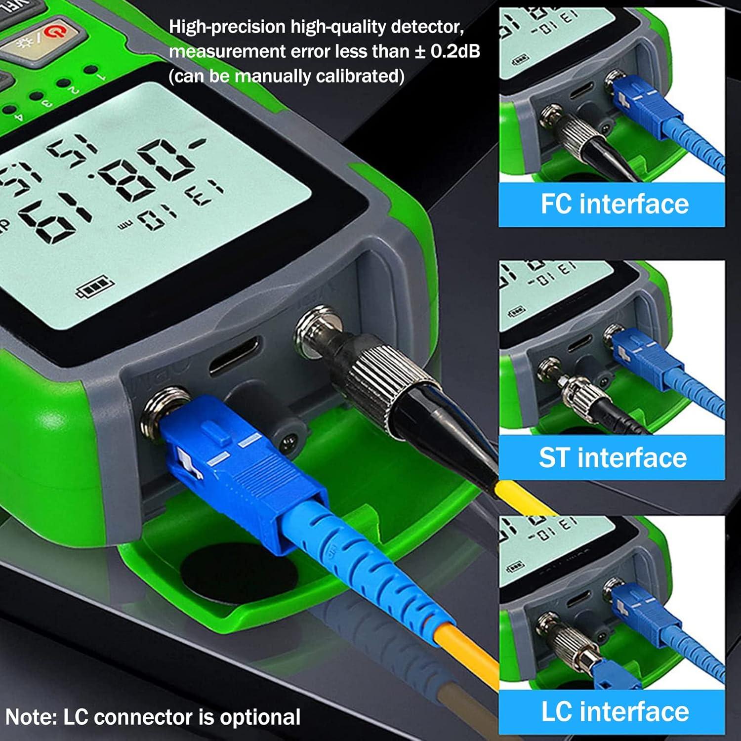 Medidor de Potencia Óptica Acogedor 4 en 1 con Carga USB