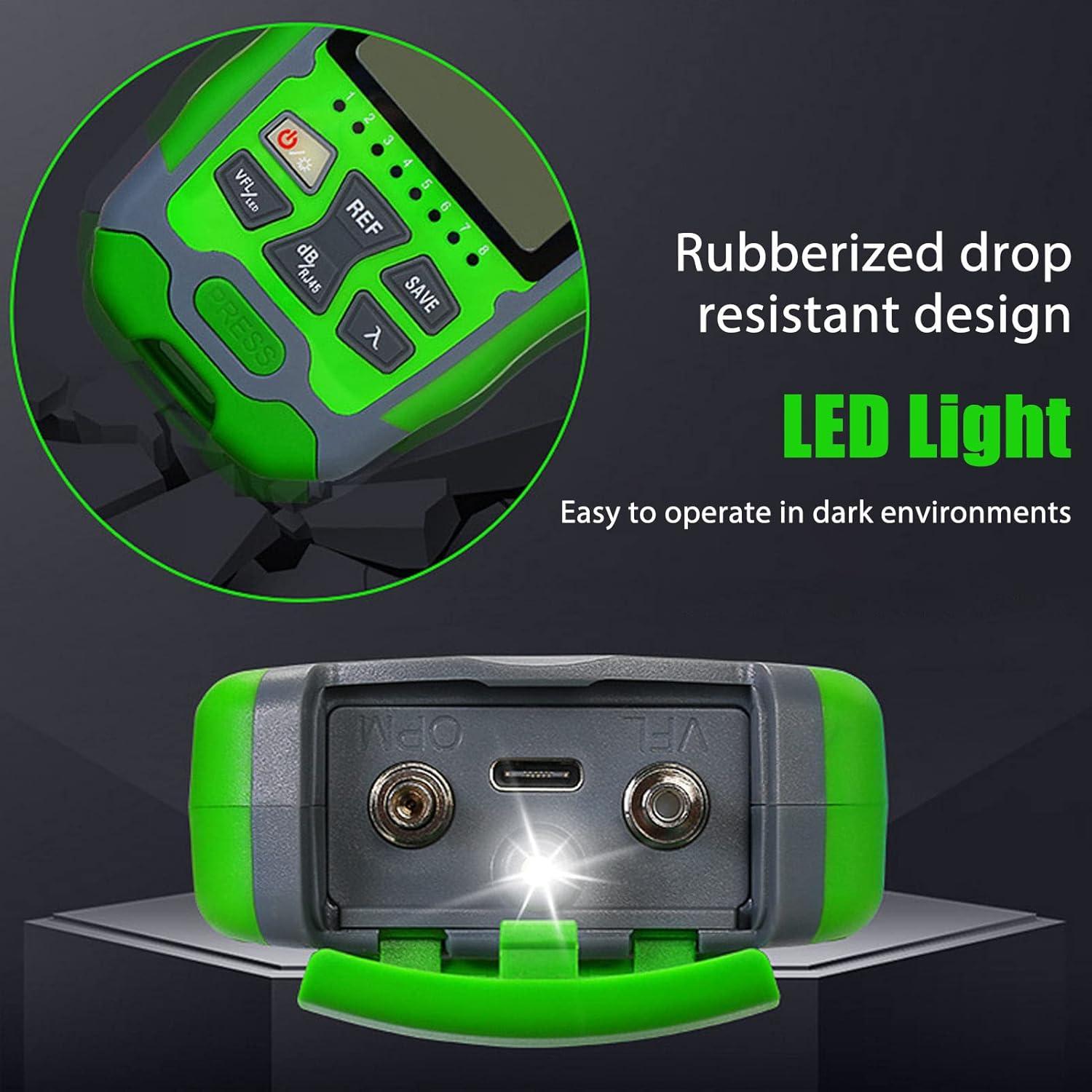 Medidor de Potencia Óptica Acogedor 4 en 1 con Carga USB