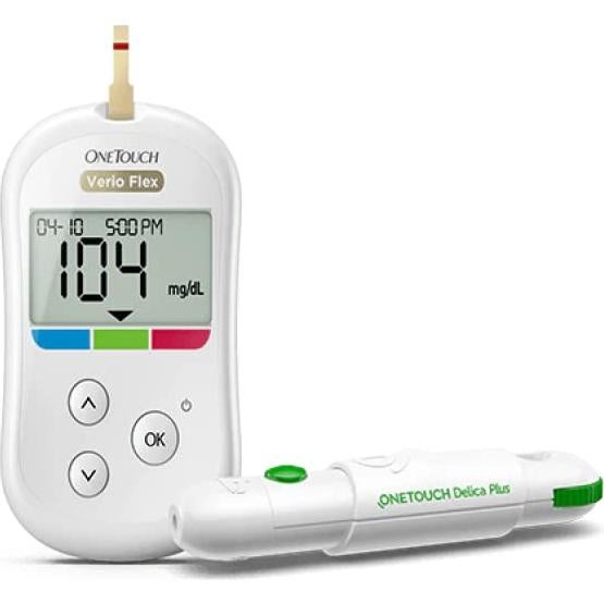 Medidor de Glucosa en Sangre OneTouch Verio Flex 159g