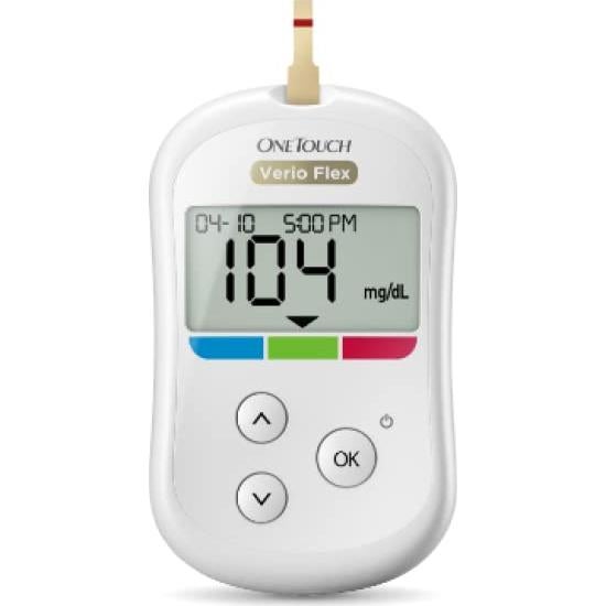 Medidor de Glucosa en Sangre OneTouch Verio Flex 159g