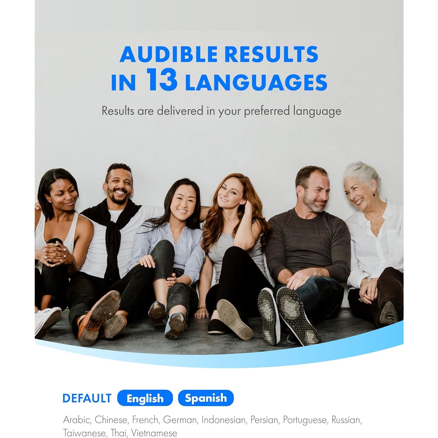 Kit Monitor de Glucosa eBchek con 100 Tiras y Lancetas