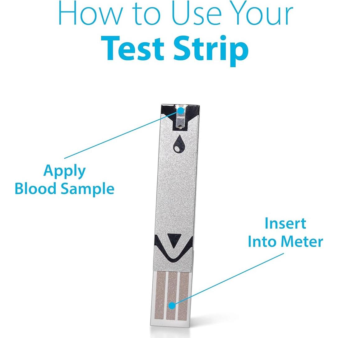 Medidor de Glucosa HealthPro con Dispositivo de Punción y 10 Lancetas