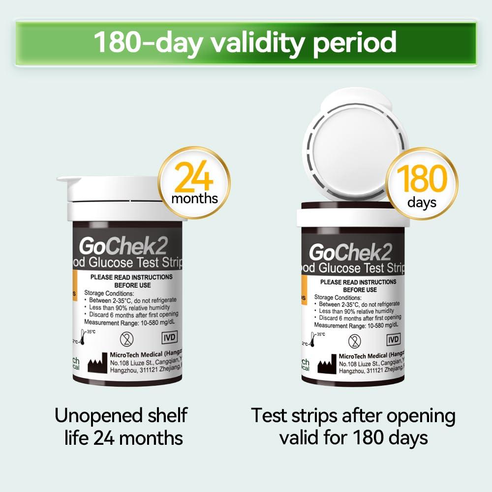 Kit de Prueba de Azúcar en Sangre MicroTech Bluetooth 10 Tiras