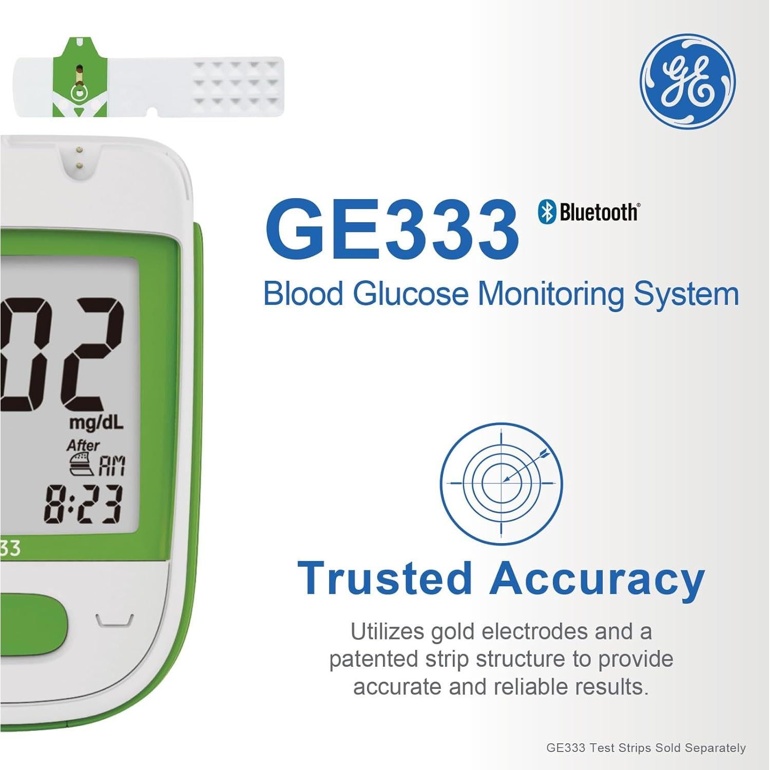 Glucómetro GE333 Bionime | Monitoreo Glucosa Bluetooth | Resultados 5 Segundos