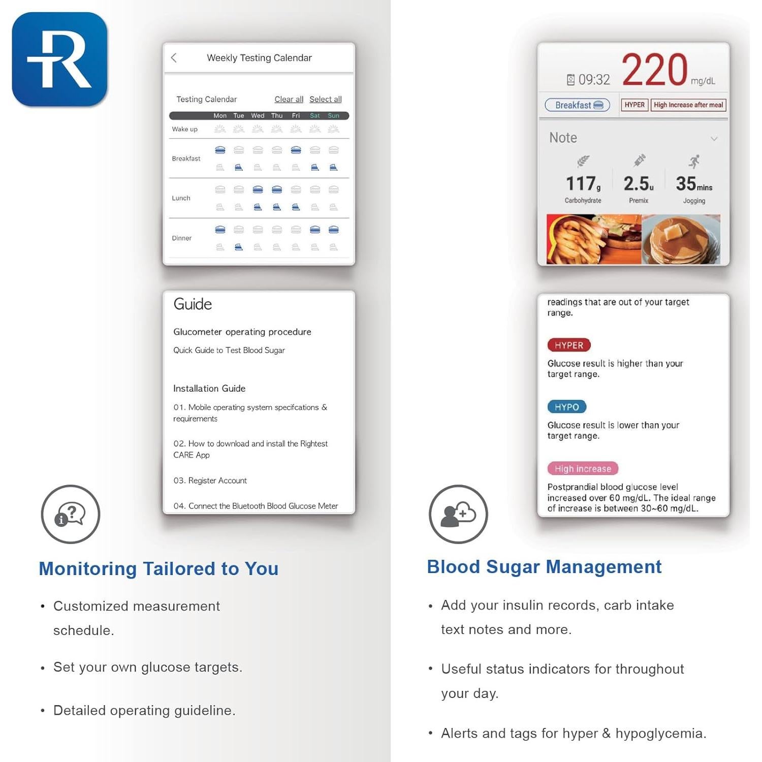 Glucómetro GE333 Bionime | Monitoreo Glucosa Bluetooth | Resultados 5 Segundos