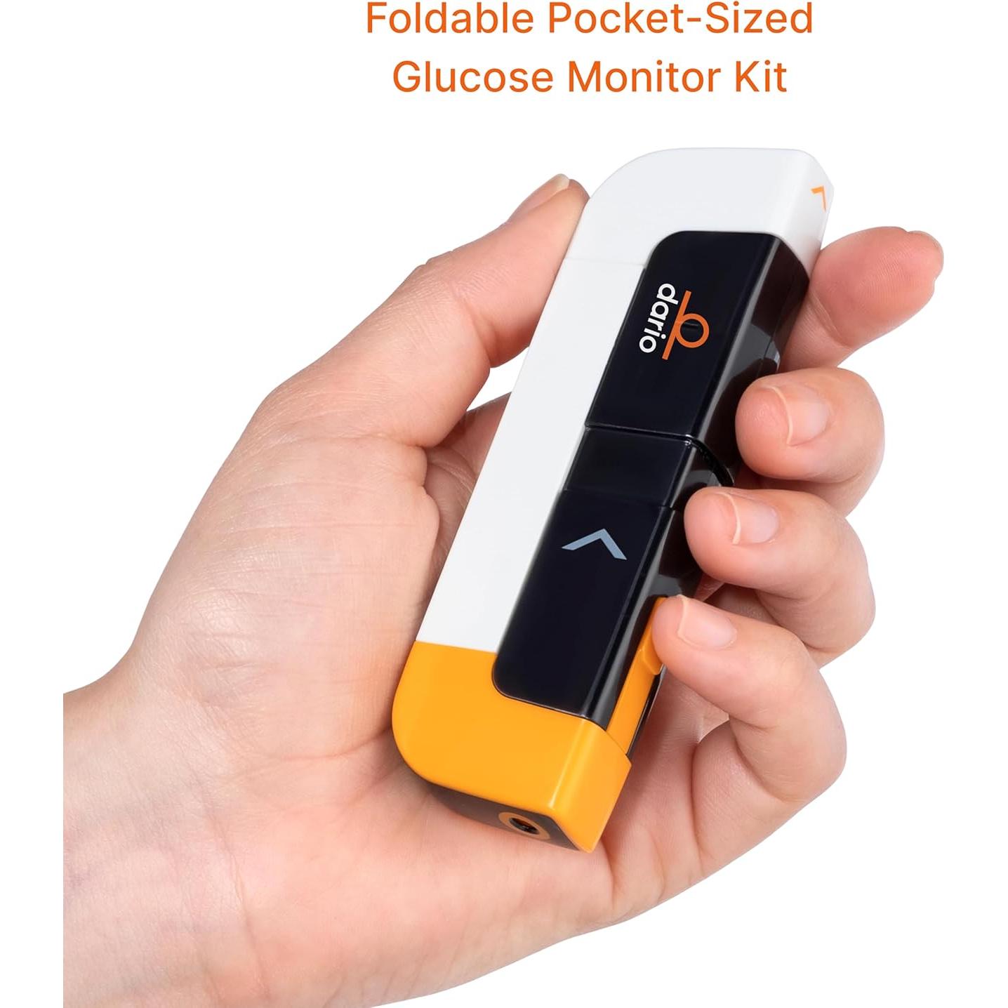 DARIO Kit de Monitor de Glucosa USB-C para Android - 25 Tiras y 10 Lancetas