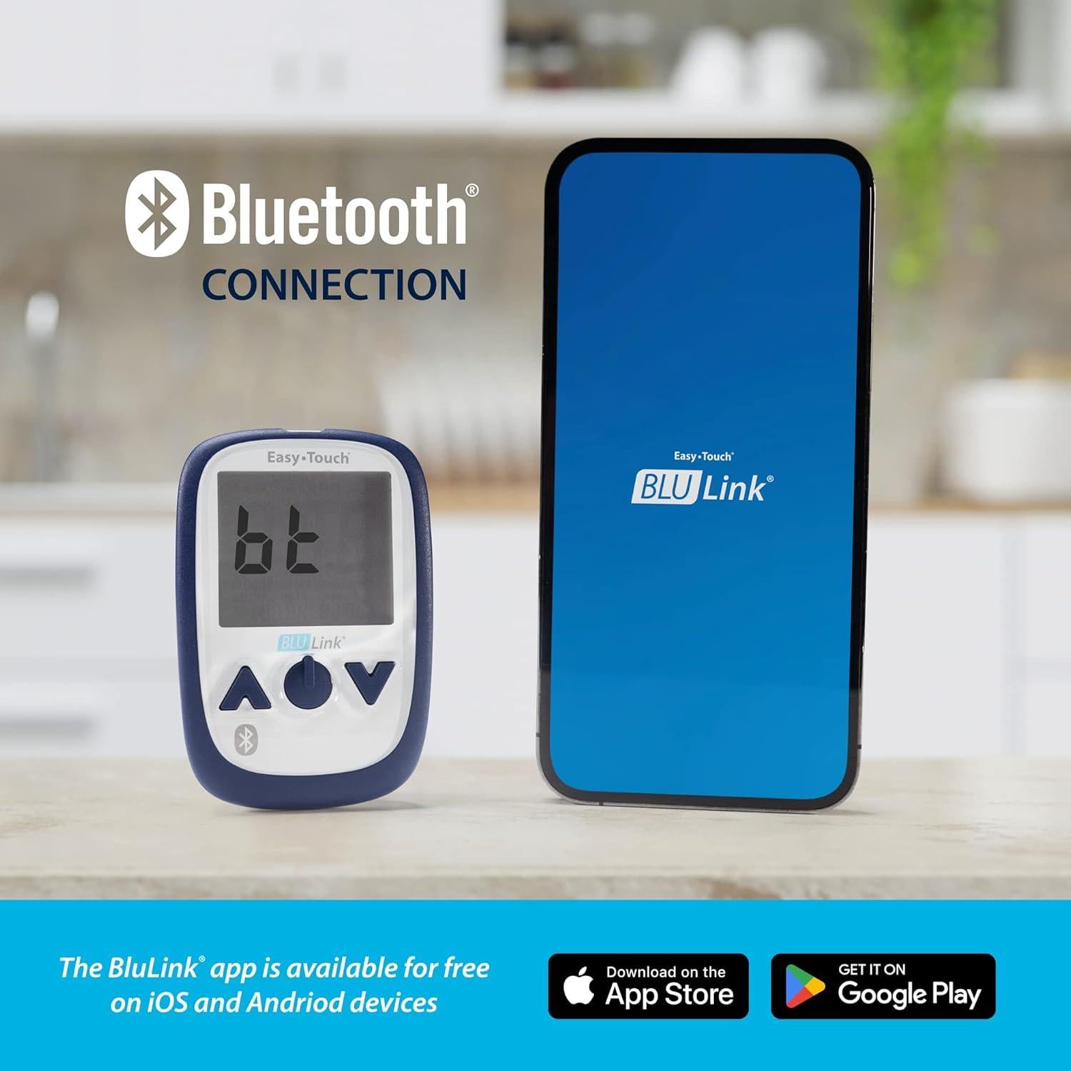 Monitor de Glucosa Easy Touch Blulink con Lancetas y App