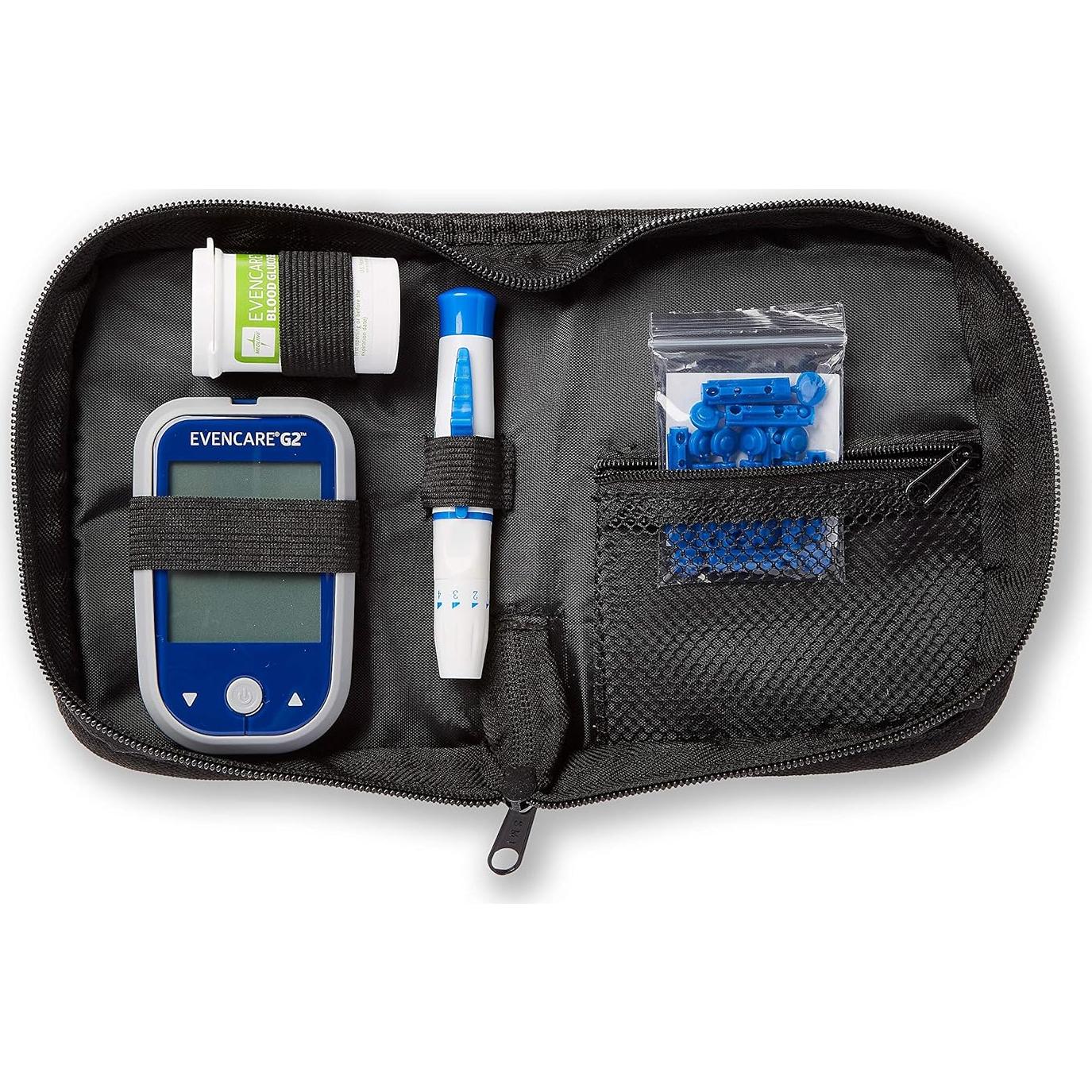 Kit Monitor de Glucosa Medline EvenCare G2, Resultados Rápidos