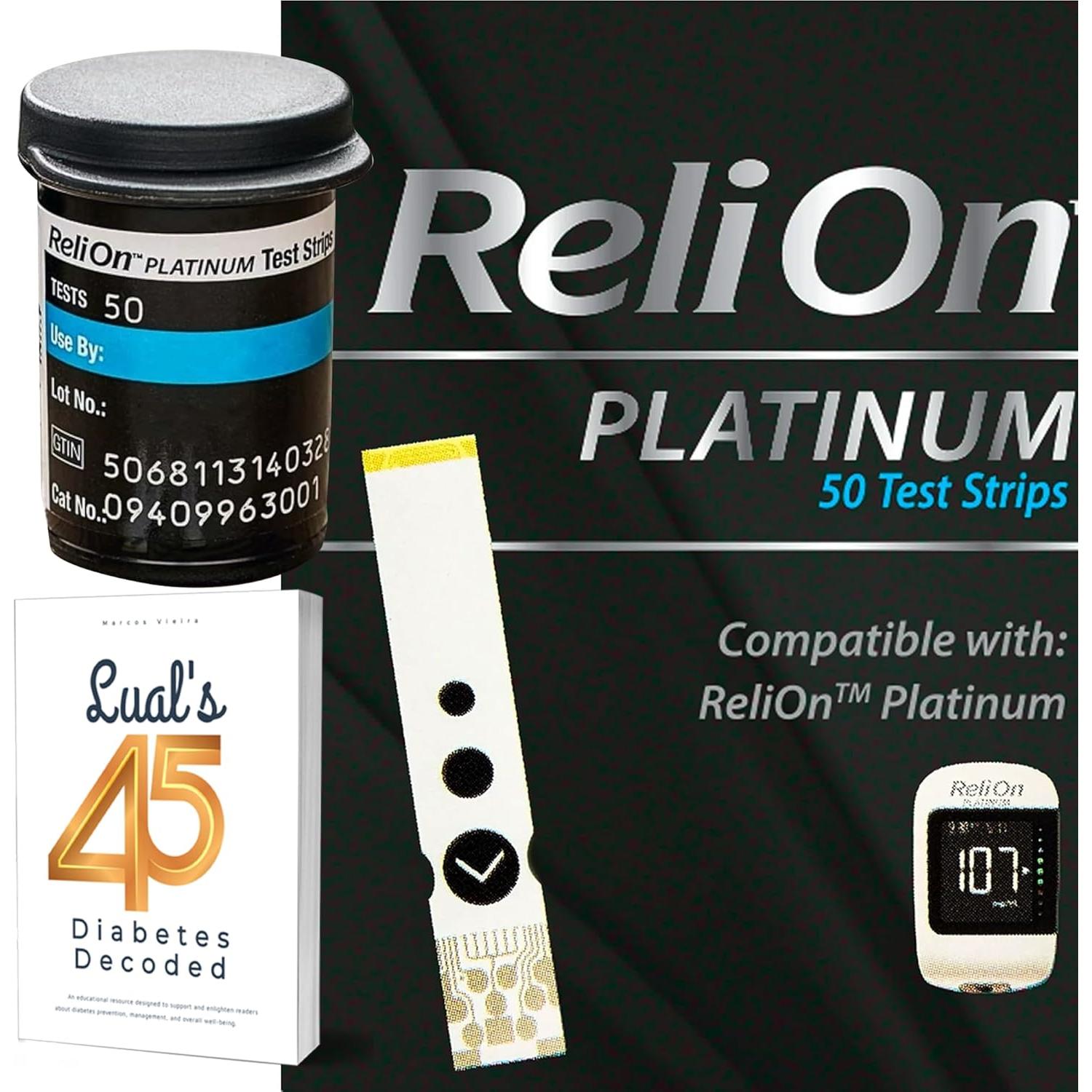 Kit de Monitoreo de Glucosa Inalámbrico LUAL con 50 Tiras