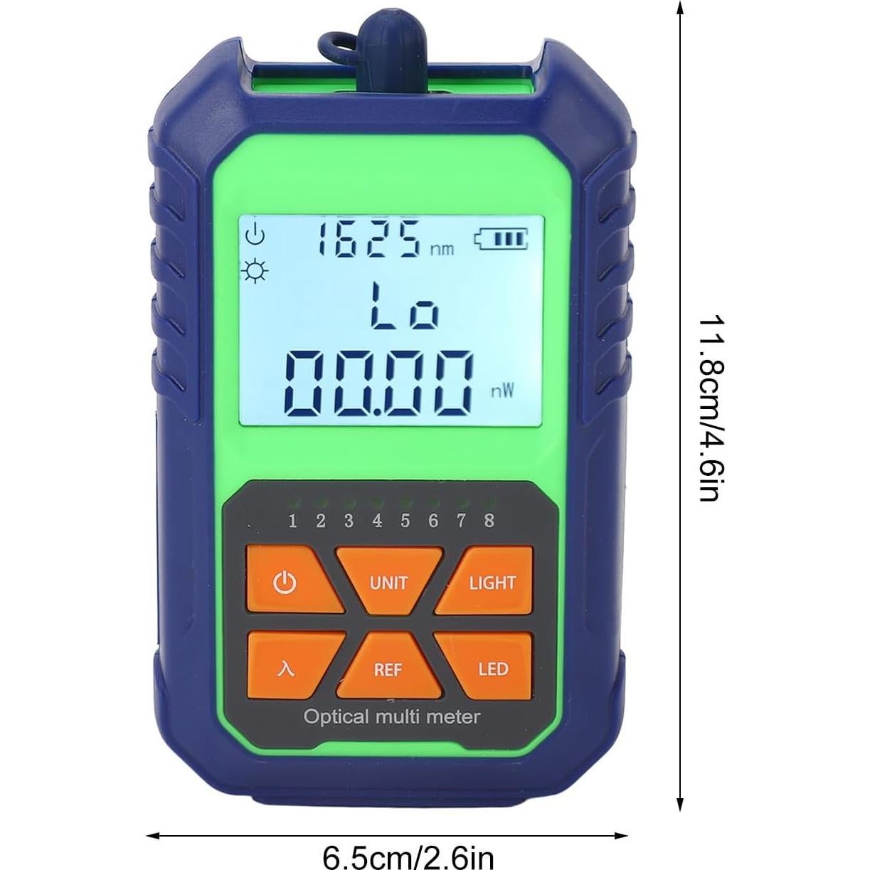 Medidor de Potencia Óptica Eujgoov 800-1700nm con Localizador