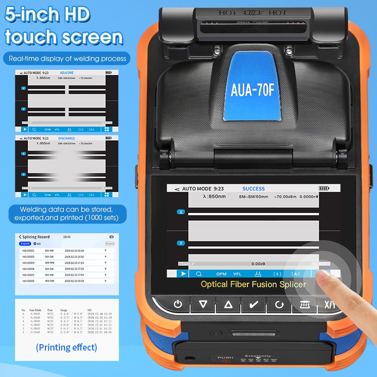 Kit de empalme de fibra óptica AUA-70F Duogalia 8S automático