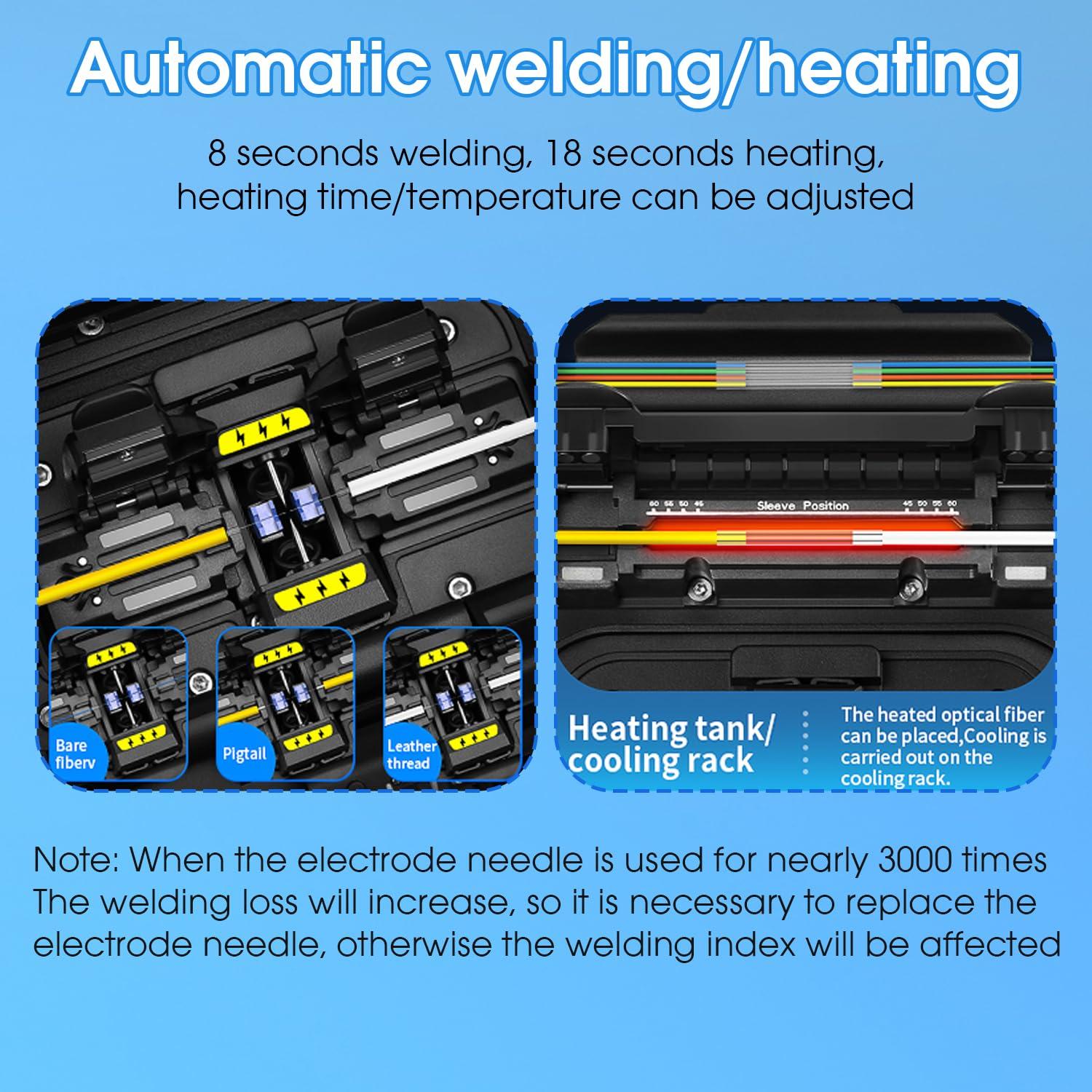 Kit de empalme de fibra óptica AUA-70F Duogalia 8S automático