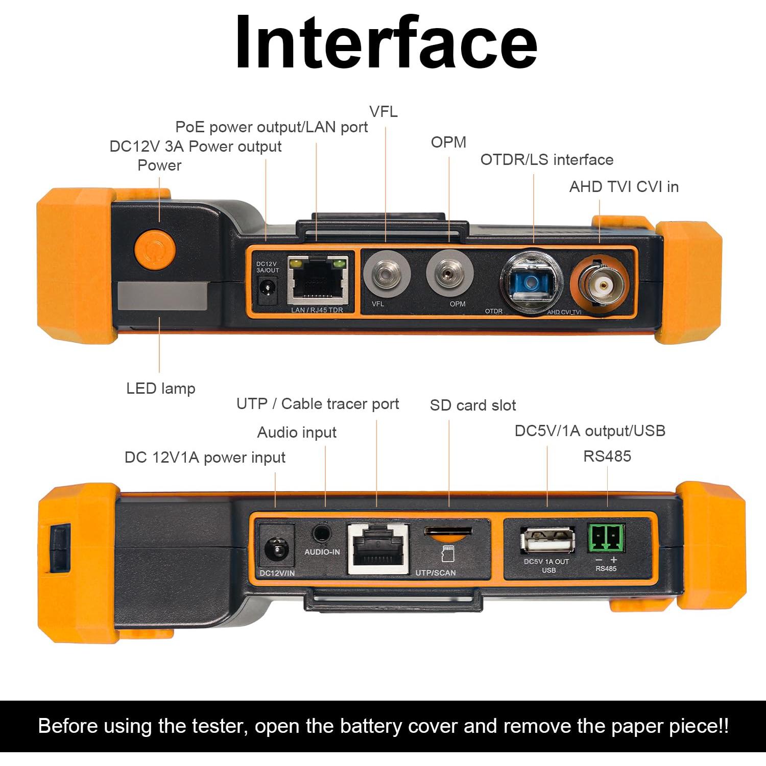 Probador de Fibra Óptica OTDR WANLUTECH MT-5510 1310/1550nm