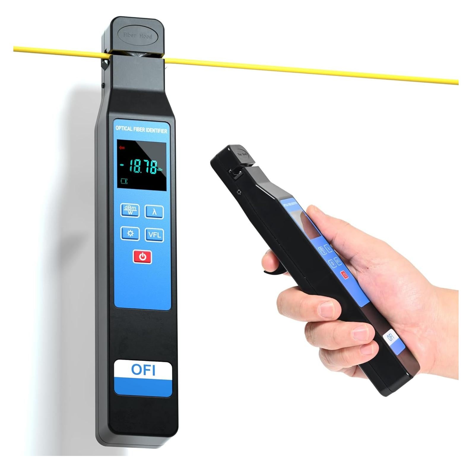 Identificador de Fibra Óptica VQP 800-1700nm OPM LED Color
