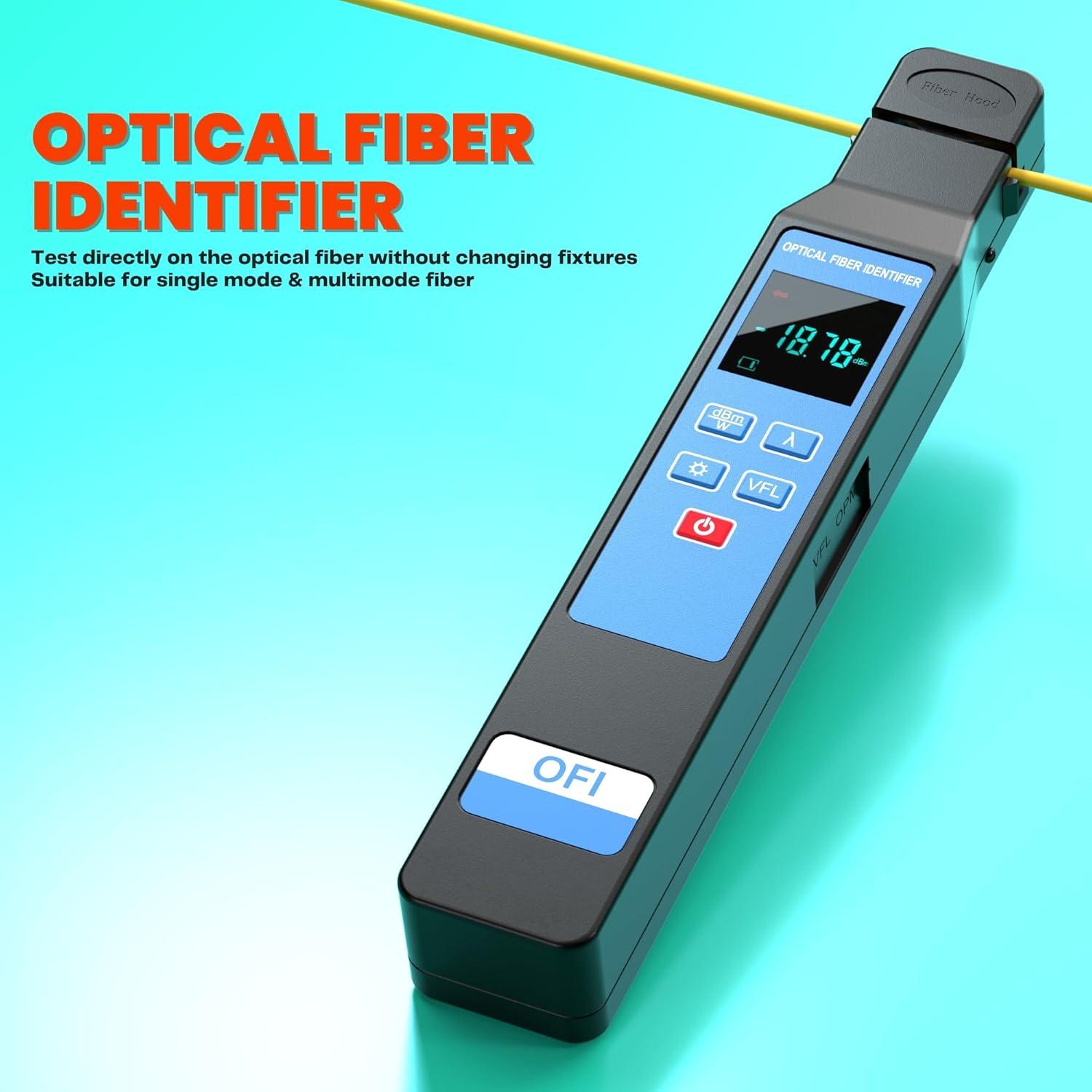 Identificador de Fibra Óptica VQP 800-1700nm OPM LED Color