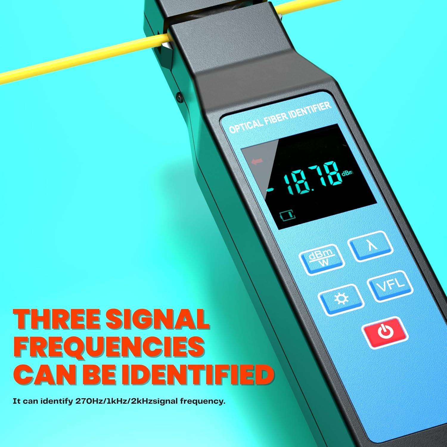 Identificador de Fibra Óptica VQP 800-1700nm OPM LED Color