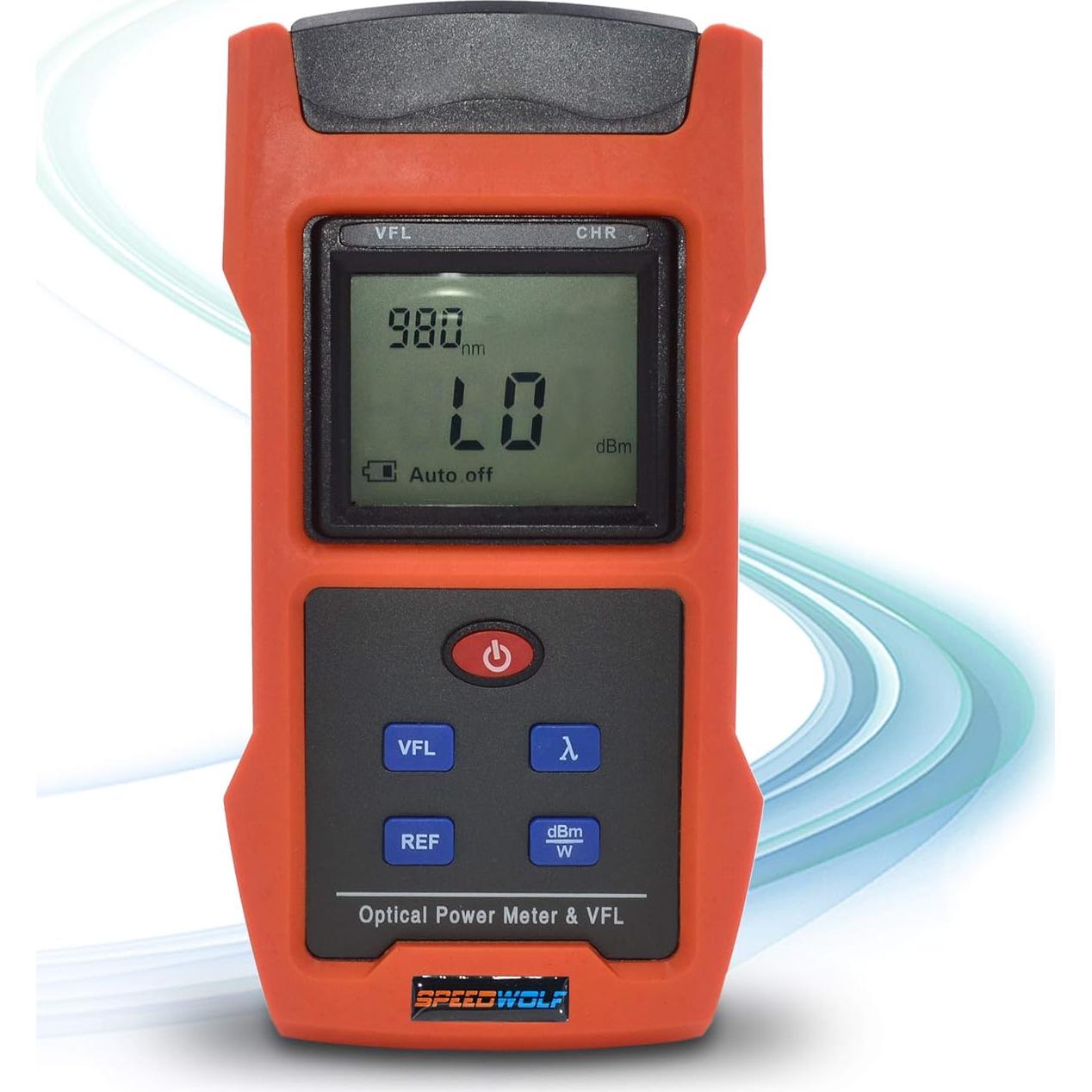 Medidor de Potencia Óptica SPEEDWOLF PMV673-C Portátil