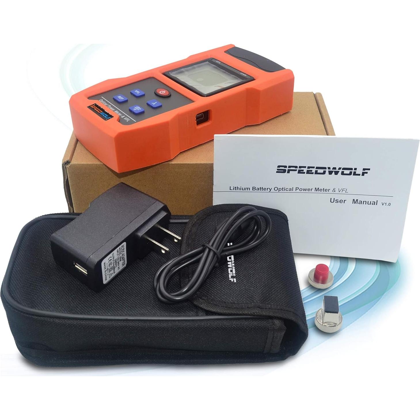 Medidor de Potencia Óptica SPEEDWOLF PMV673-C Portátil