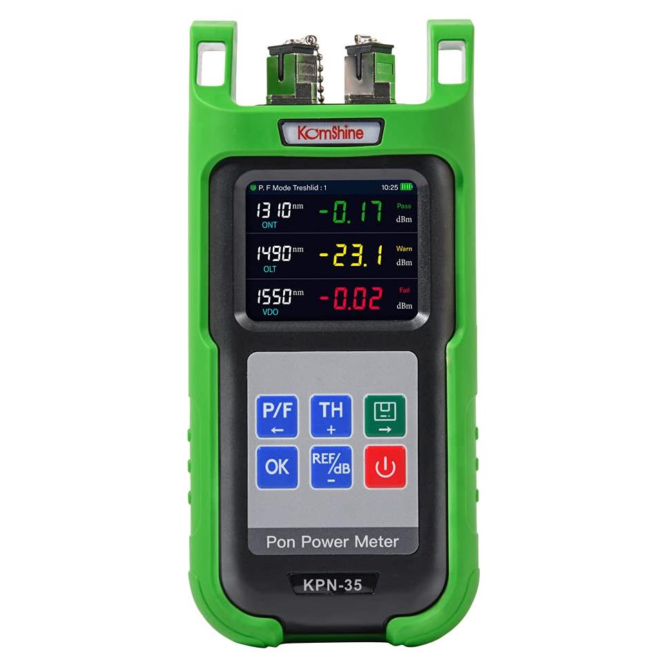 Medidor de Potencia Óptica KOMSHINE KPN-35 0.1dB para PON