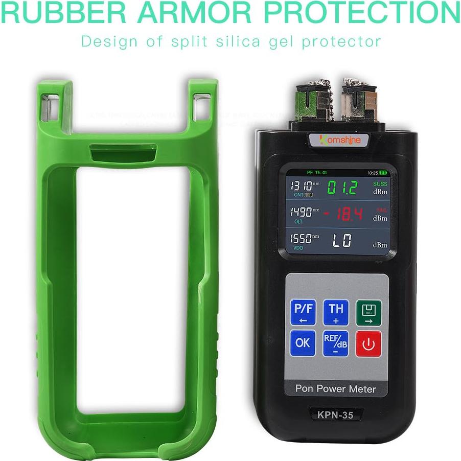 Medidor de Potencia Óptica KOMSHINE KPN-35 0.1dB para PON