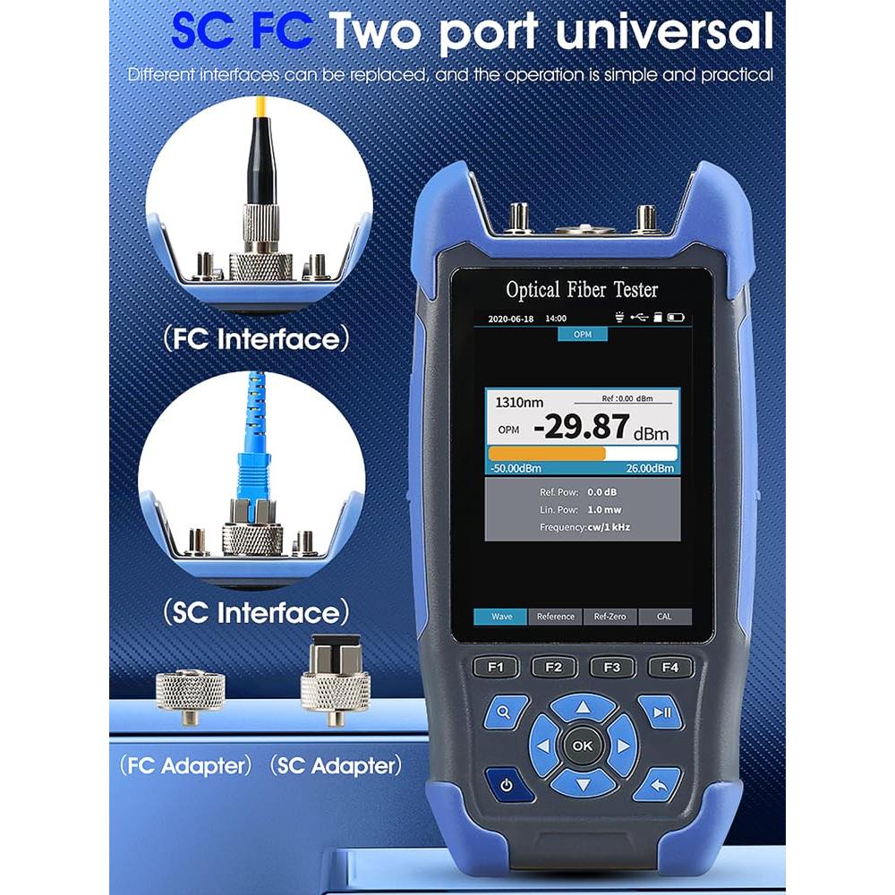 Mini-Pro OTDR Yide 1310/1550nm Multifuncional 5m-60km