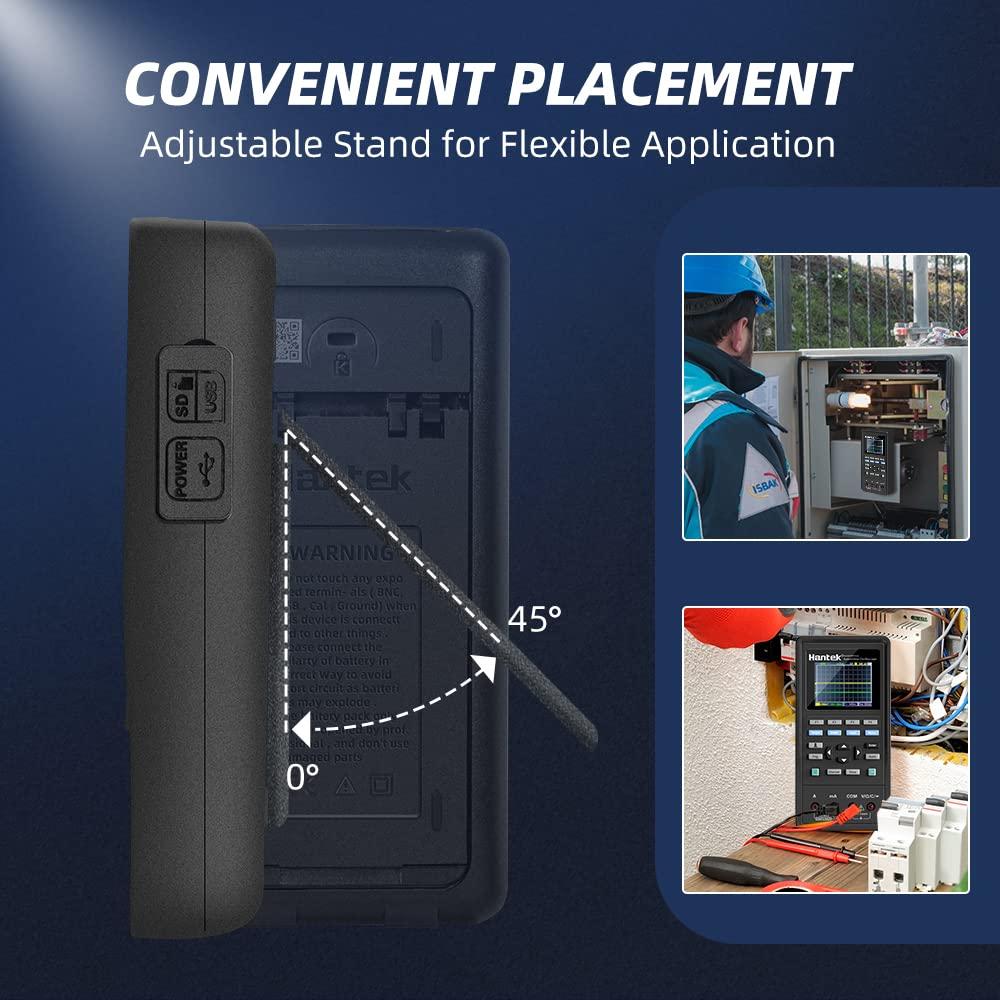 Osciloscopio Digital Hantek 2D42 40MHz 2CH Multímetro Generador
