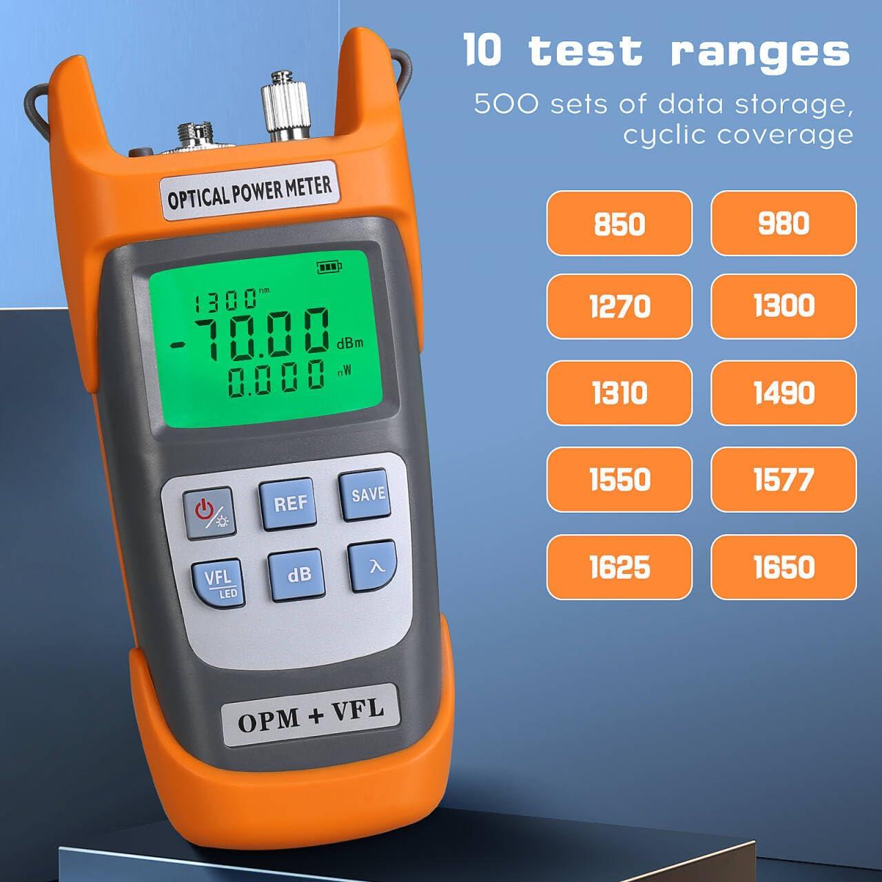 Medidor de Potencia Óptica SAIVXIAN G710B 30-70~+10dBm