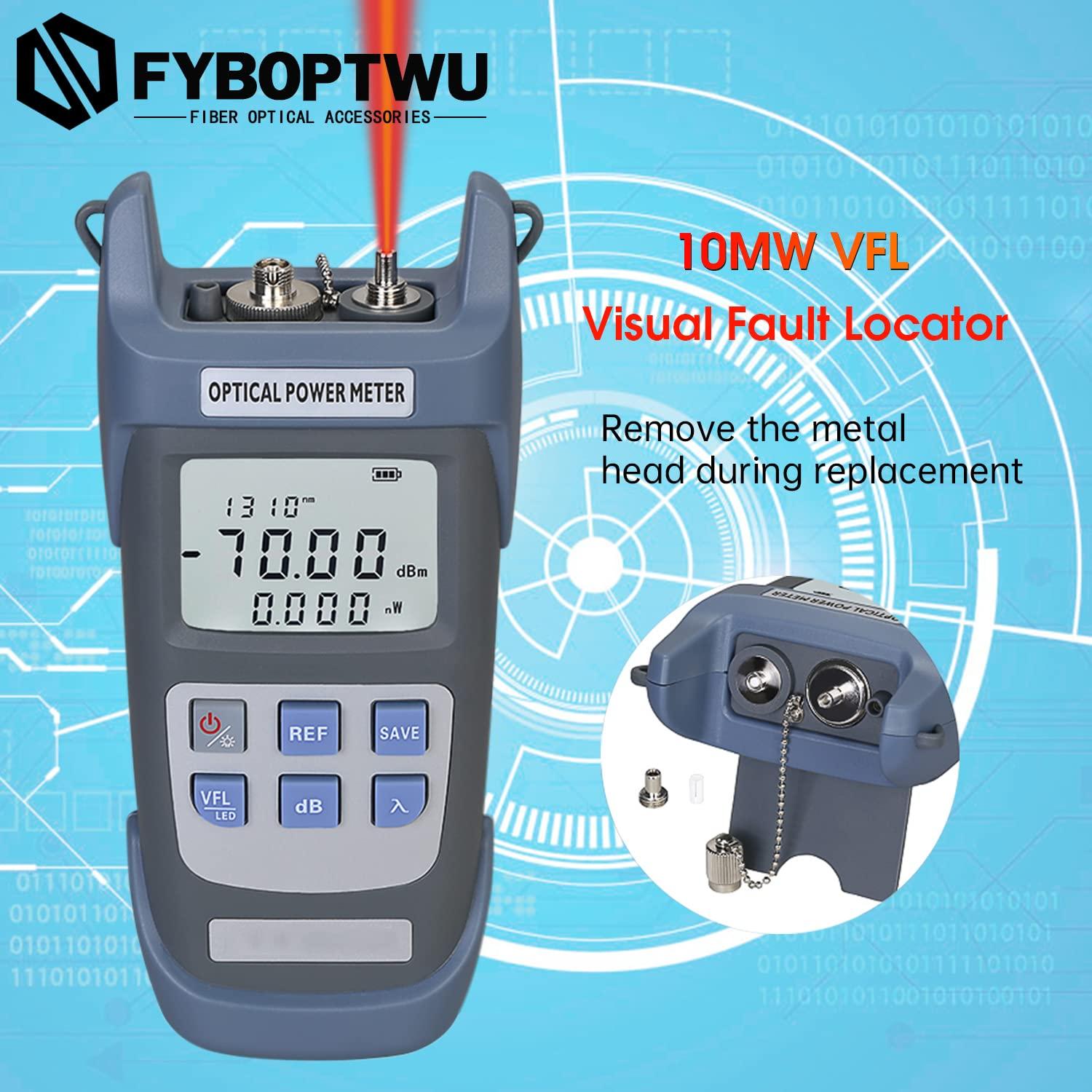 Probador de Fibra Óptica 3 en 1 Fyboptwu - Medidor y Localizador