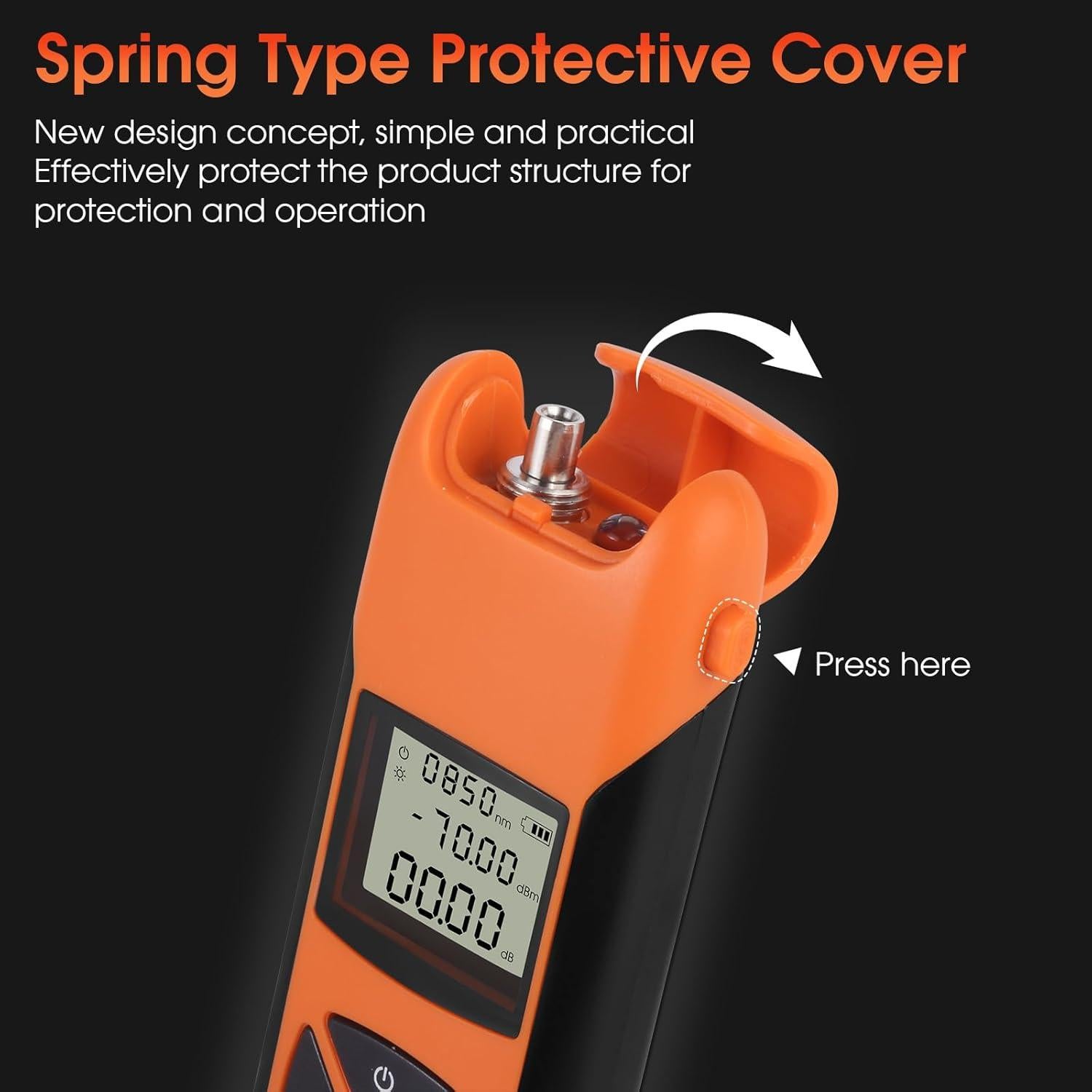 Medidor de Potencia Óptica Duogalia -70 a 10dBm USB-C