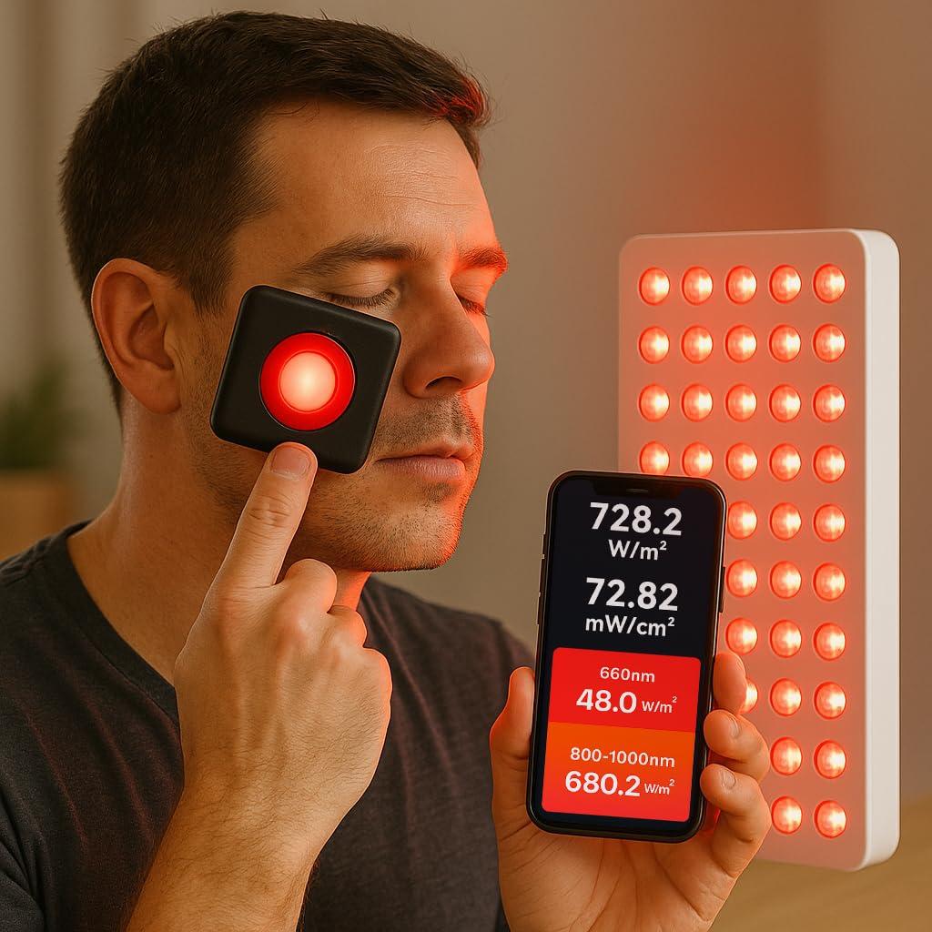 Medidor de Luz Fototerapia LED de Precisión de-power AH-Quantuv