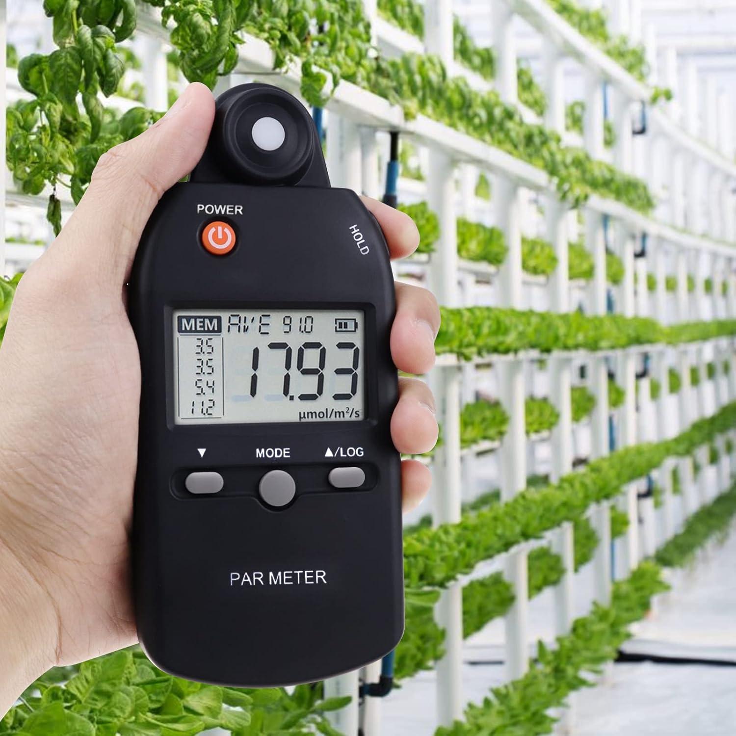 Medidor PAR Quantum DANOPLUS DP-355 para Fotosíntesis 0-5000 µmol/m²/s