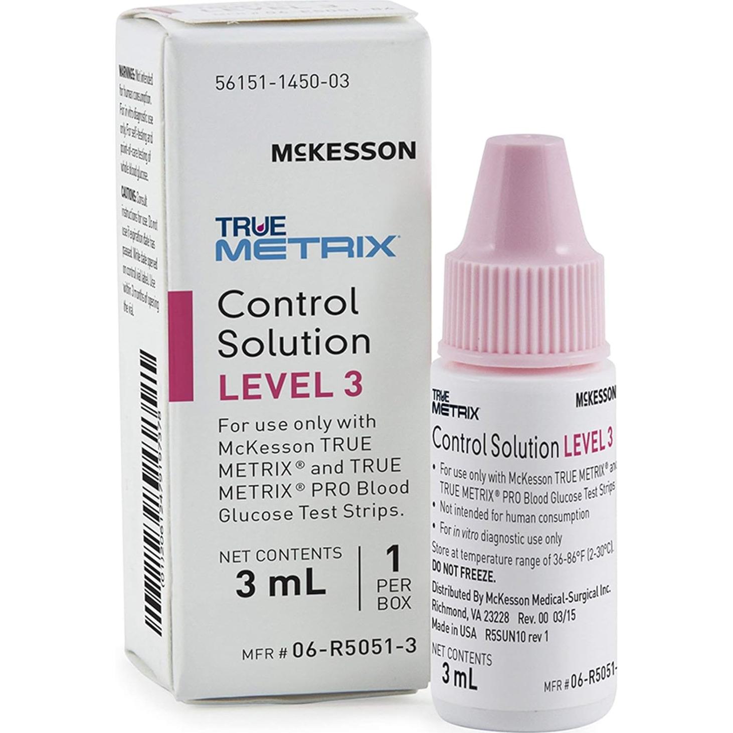 Solución de Control McKesson True Metrix Nivel 3 3 mL