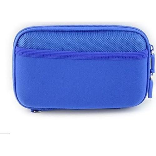 Estuche de viaje duro Cecety para kit de diabetes Azul