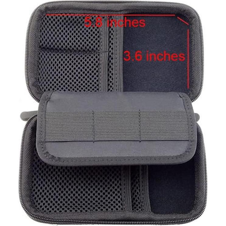 Estuche de viaje duro Cecety para kit de diabetes Azul