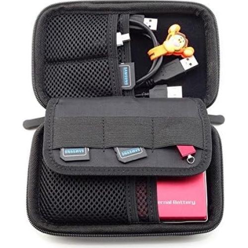 Estuche de viaje duro Cecety para kit de diabetes Azul