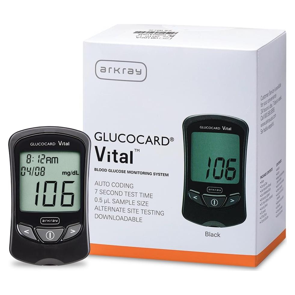 Medidor de Glucosa Arkray GLUCOCARD Vital Kit Completo