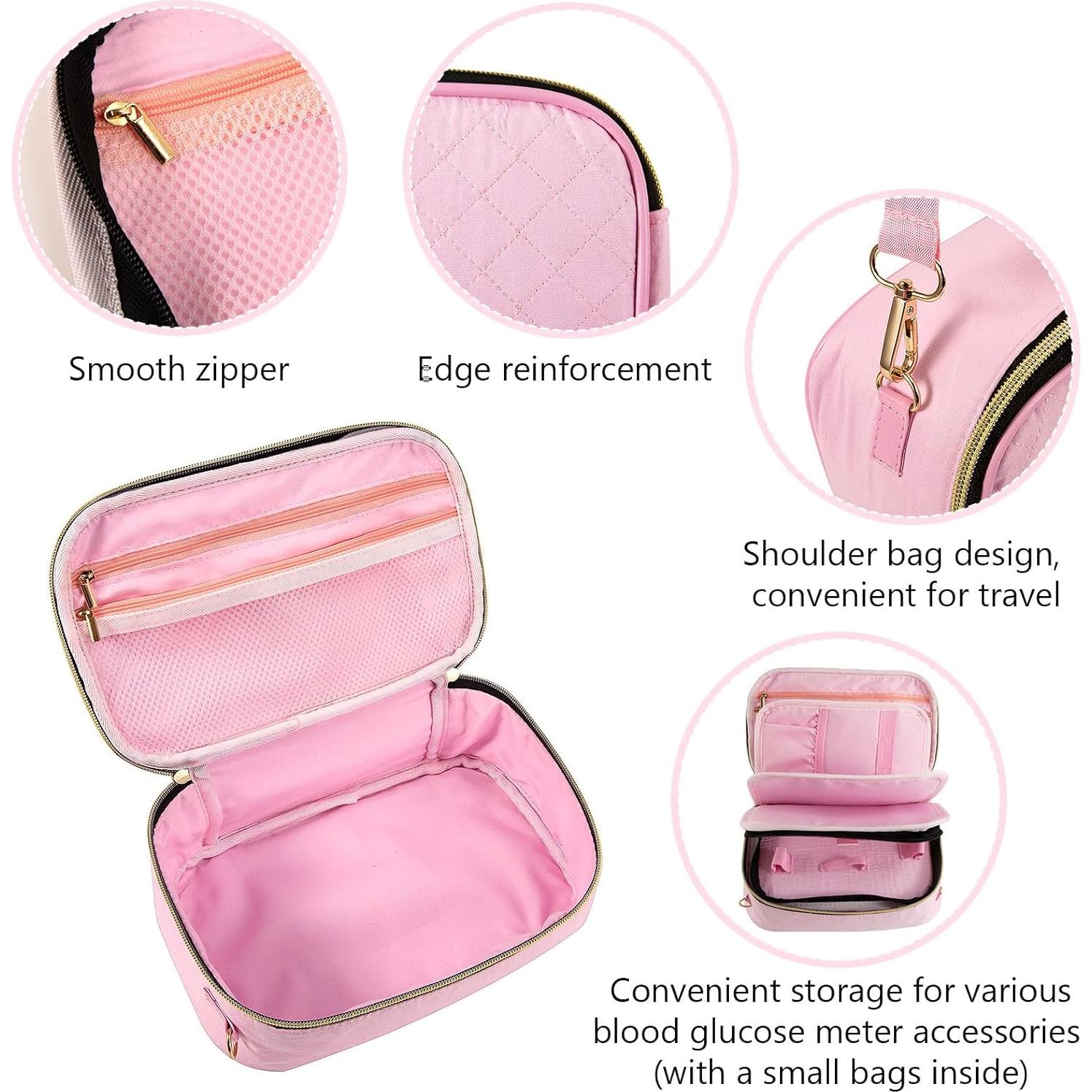 Estuche de Viaje LKLKKC para Suministros Diabéticos 21.1x11.4cm